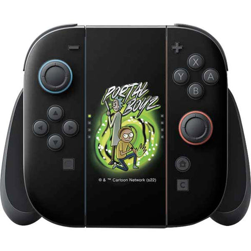 Adult Swim Rick and Morty Portal Boyz Nintendo Switch 2 (2025) Joy-Con Controller Skin