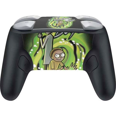 Adult Swim Rick and Morty Portal Boyz Nintendo Switch 2 (2025) Pro Controller Skin