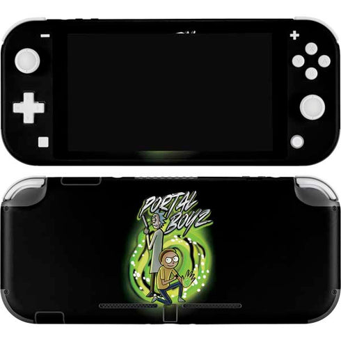 Adult Swim Rick and Morty Portal Boyz Nintendo Switch Lite Skin
