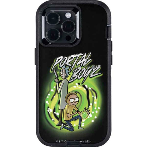 Adult Swim Rick and Morty Portal Boyz Otterbox Defender iPhone Skin