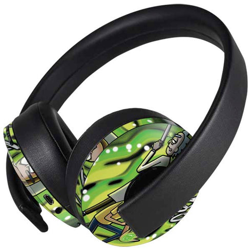 Adult Swim Rick and Morty Portal Boyz PlayStation 4 Gold Wireless Headset Skin