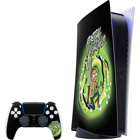 Adult Swim Rick and Morty Portal Boyz PlayStation PS5 Skins