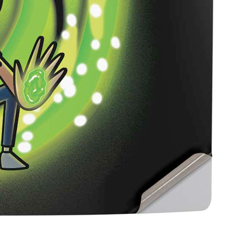 Adult Swim Rick and Morty Portal Boyz PS5 Pro Disk Console Skin
