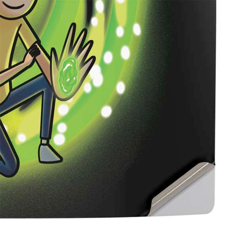 Adult Swim Rick and Morty Portal Boyz PS5 Slim Digital Edition Console Skin