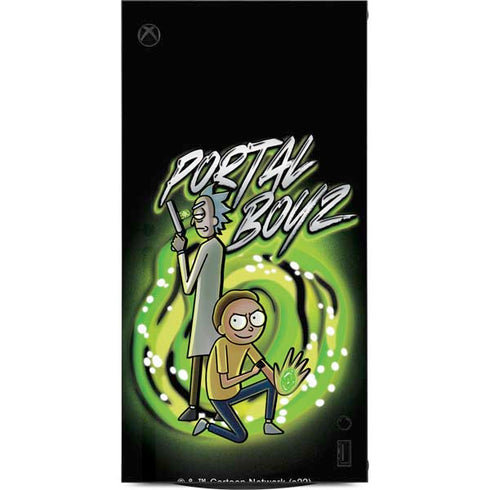 Adult Swim Rick and Morty Portal Boyz XBox Series X Digital Edition Console Skin