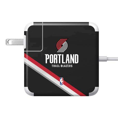 NBA Portland Trail Blazers Away Jersey 85W Power Adapter (15 and 17 inch MacBook Pro Charger) Skin