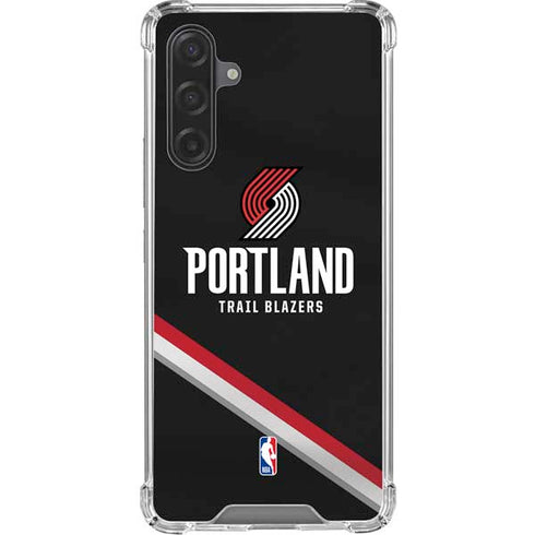 NBA Portland Trail Blazers Away Jersey Galaxy A17 Clear Case
