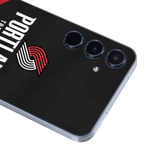 NBA Portland Trail Blazers Away Jersey Galaxy A35 5G Skin