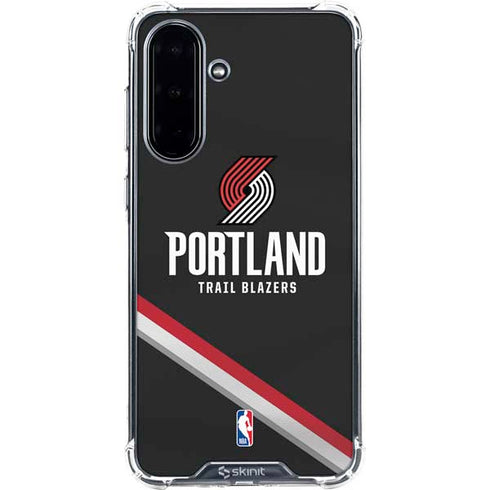 NBA Portland Trail Blazers Away Jersey Galaxy A36 5G Clear Case