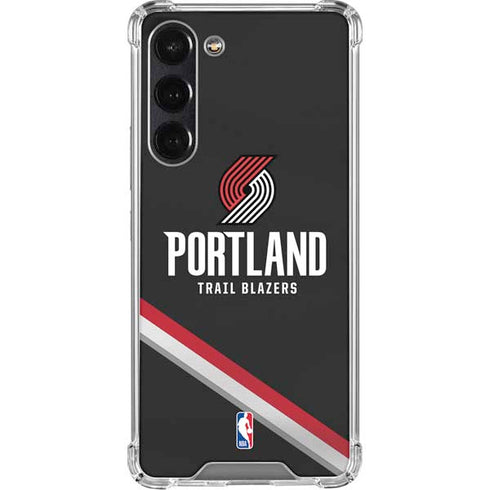 NBA Portland Trail Blazers Away Jersey Galaxy S24 FE Clear Case