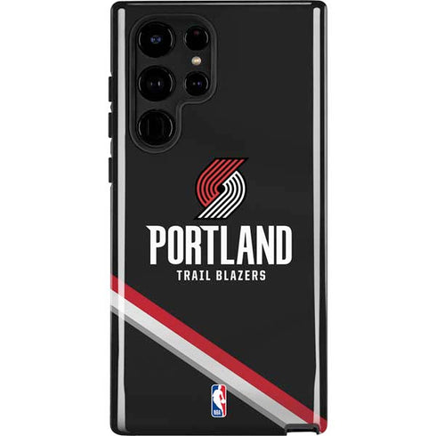 NBA Portland Trail Blazers Away Jersey Galaxy S25 Ultra Impact Case