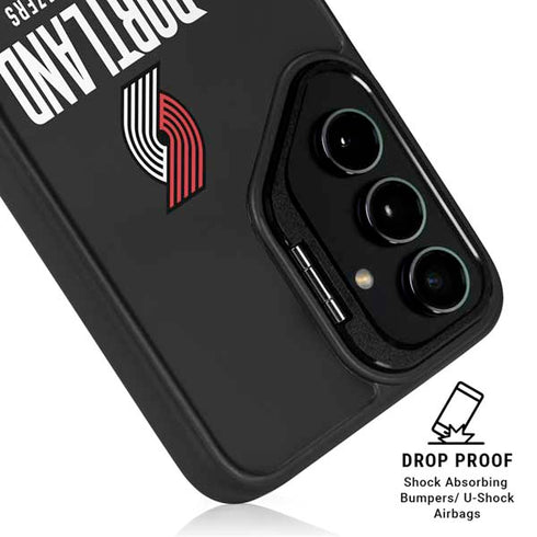NBA Portland Trail Blazers Away Jersey Galaxy S25 Ultra Kickstand Case