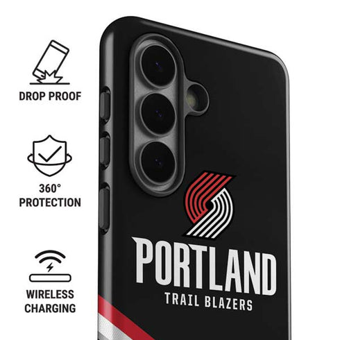 NBA Portland Trail Blazers Away Jersey Galaxy S26 Impact Case