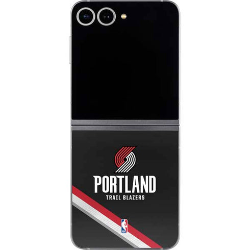 NBA Portland Trail Blazers Away Jersey Galaxy Z Flip6 Skin