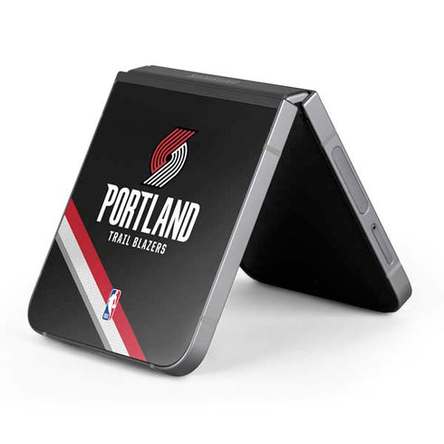 NBA Portland Trail Blazers Away Jersey Galaxy Z Flip6 Skin