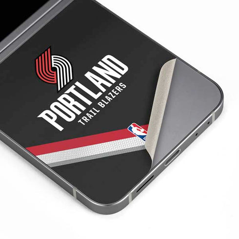 NBA Portland Trail Blazers Away Jersey Galaxy Z Flip6 Skin