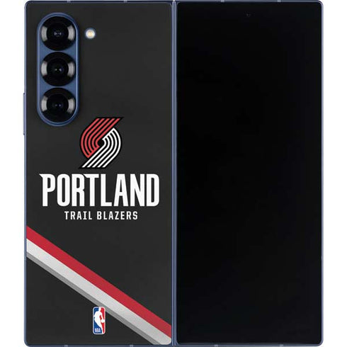 NBA Portland Trail Blazers Away Jersey Galaxy Z Fold6 Skin