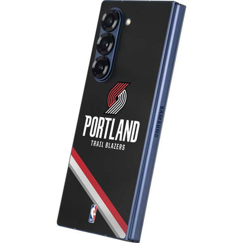 NBA Portland Trail Blazers Away Jersey Galaxy Z Fold6 Skin