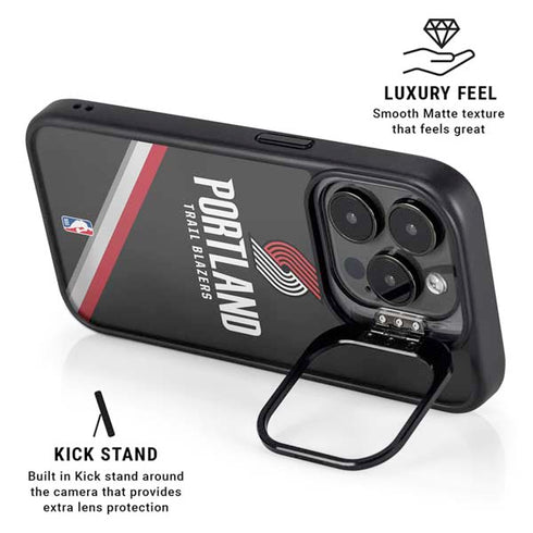 NBA Portland Trail Blazers Away Jersey iPhone 14 Pro Max Kickstand Case