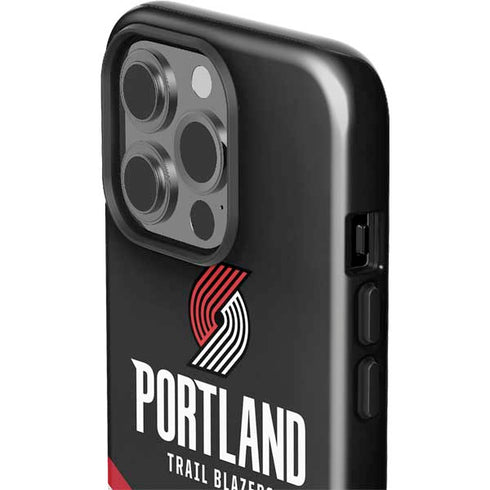 NBA Portland Trail Blazers Away Jersey iPhone 15 Pro Impact Case
