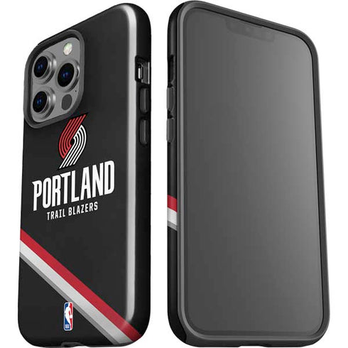 NBA Portland Trail Blazers Away Jersey iPhone 15 Pro Impact Case