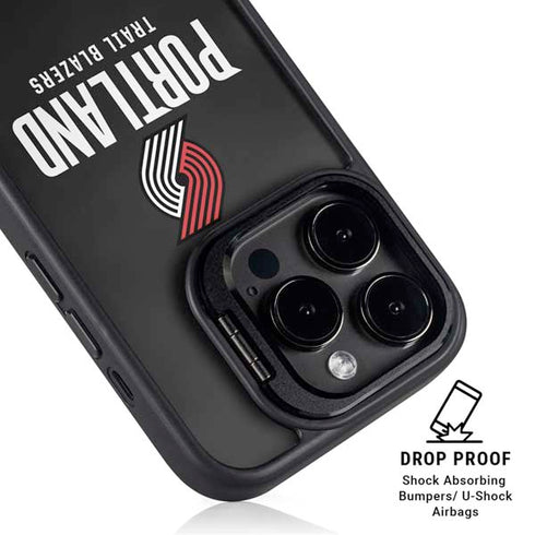 NBA Portland Trail Blazers Away Jersey iPhone 15 Pro Max Kickstand Case