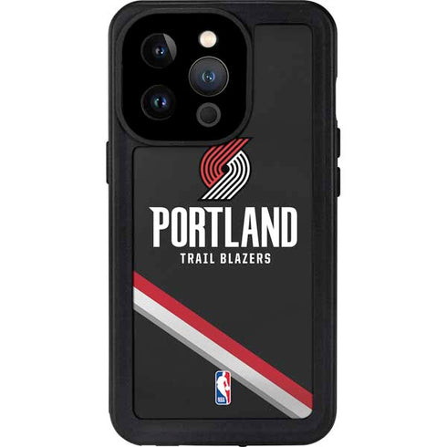 NBA Portland Trail Blazers Away Jersey iPhone 15 Pro Waterproof Case