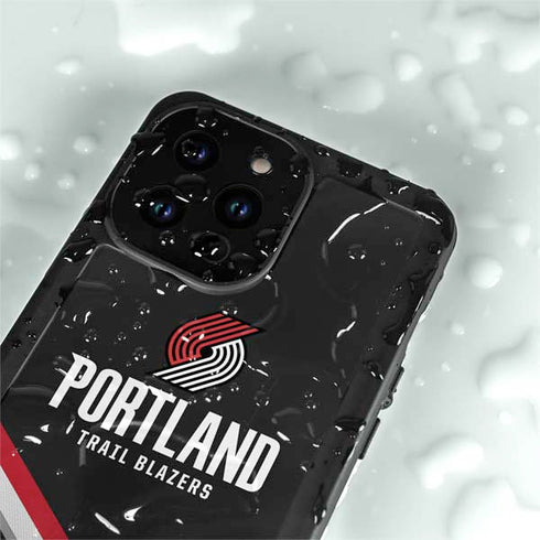 NBA Portland Trail Blazers Away Jersey iPhone 15 Pro Waterproof Case