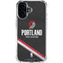 NBA Portland Trail Blazers Away Jersey iPhone 16 Clear Case