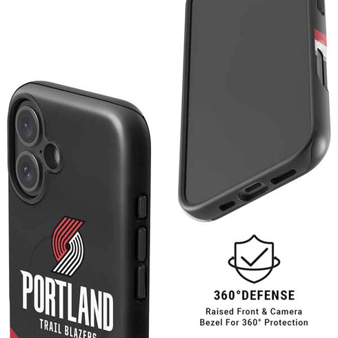 NBA Portland Trail Blazers Away Jersey iPhone 16 Magsafe Impact Case