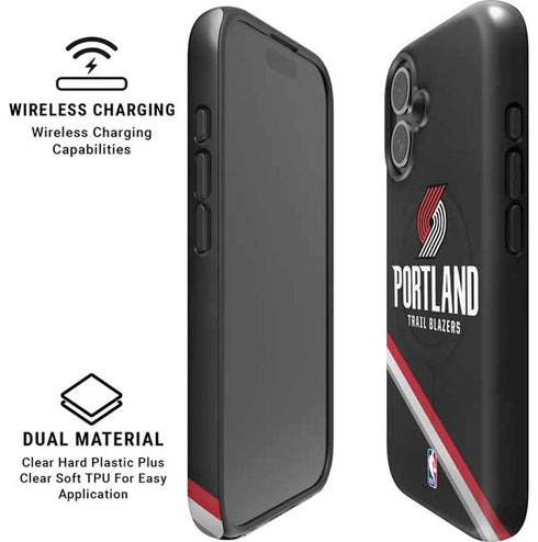 NBA Portland Trail Blazers Away Jersey iPhone 16 Magsafe Impact Case