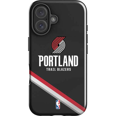 NBA Portland Trail Blazers Away Jersey iPhone 16 Plus Impact Case