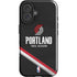 NBA Portland Trail Blazers Away Jersey iPhone 16 Plus Impact Case