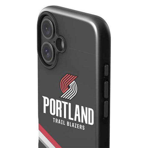 NBA Portland Trail Blazers Away Jersey iPhone 16 Plus Impact Case