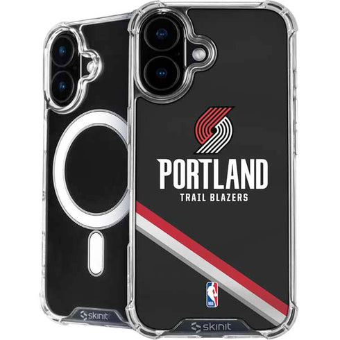 NBA Portland Trail Blazers Away Jersey iPhone 16 Plus MagSafe Case