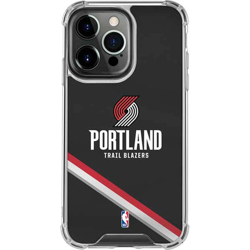 NBA Portland Trail Blazers Away Jersey iPhone 16 Pro Clear Case
