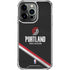NBA Portland Trail Blazers Away Jersey iPhone 16 Pro Clear Case