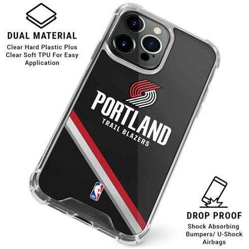 NBA Portland Trail Blazers Away Jersey iPhone 16 Pro Max Clear Case