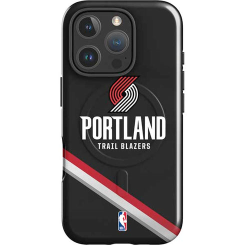 NBA Portland Trail Blazers Away Jersey iPhone 16 Pro Max Magsafe Impact Case