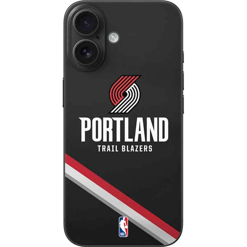 NBA Portland Trail Blazers Away Jersey iPhone 16 Skin