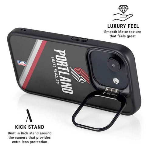 NBA Portland Trail Blazers Away Jersey iPhone 16e Kickstand Case