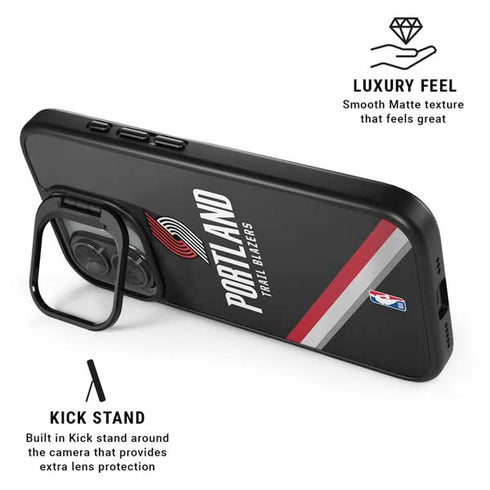 NBA Portland Trail Blazers Away Jersey iPhone 17 Kickstand Case