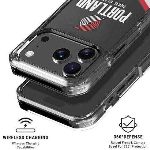 NBA Portland Trail Blazers Away Jersey iPhone 17 Pro Max Clear Case