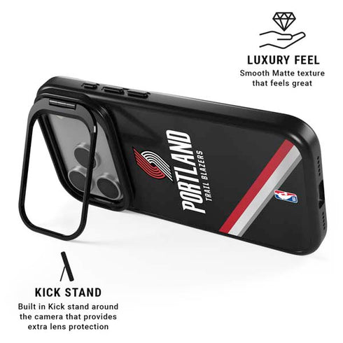 NBA Portland Trail Blazers Away Jersey iPhone 17 Pro Max Kickstand Case