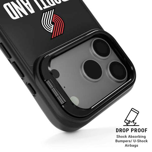 NBA Portland Trail Blazers Away Jersey iPhone 17 Pro Max Kickstand Case