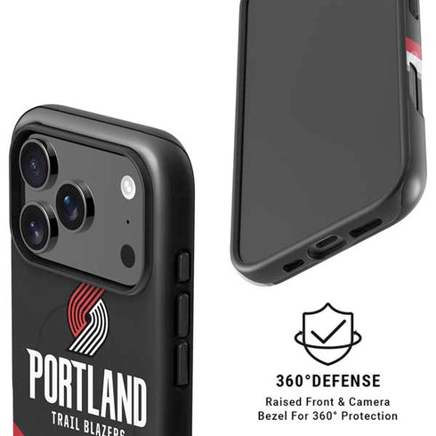 NBA Portland Trail Blazers Away Jersey iPhone 17 Pro Max Magsafe Impact Case