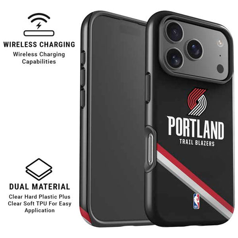 NBA Portland Trail Blazers Away Jersey iPhone 17 Pro Max Magsafe Impact Case