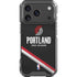 NBA Portland Trail Blazers Away Jersey iPhone 18 Pro Clear Case