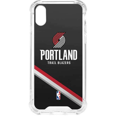NBA Portland Trail Blazers Away Jersey iPhone XS Clear Case
