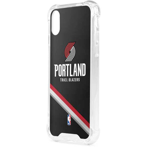 NBA Portland Trail Blazers Away Jersey iPhone XS Clear Case